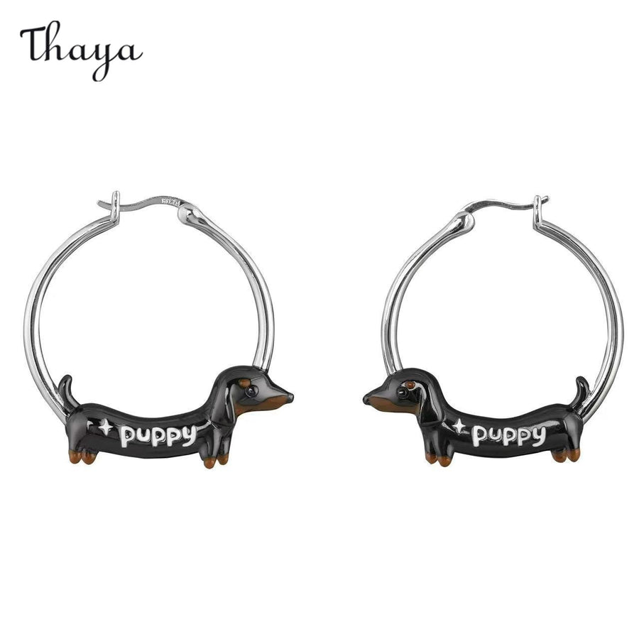 Thaya  Lucky Dog Earrings