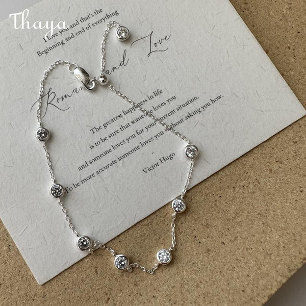 Thaya S925 Silver Zircon Bracelet