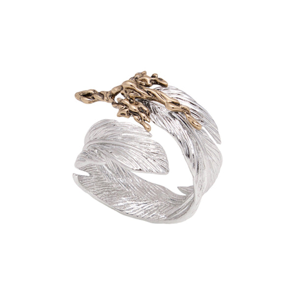 Thaya Feather Wrap Ring