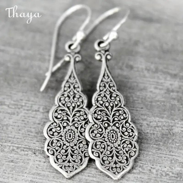 Thaya Filigree Dangle Earrings