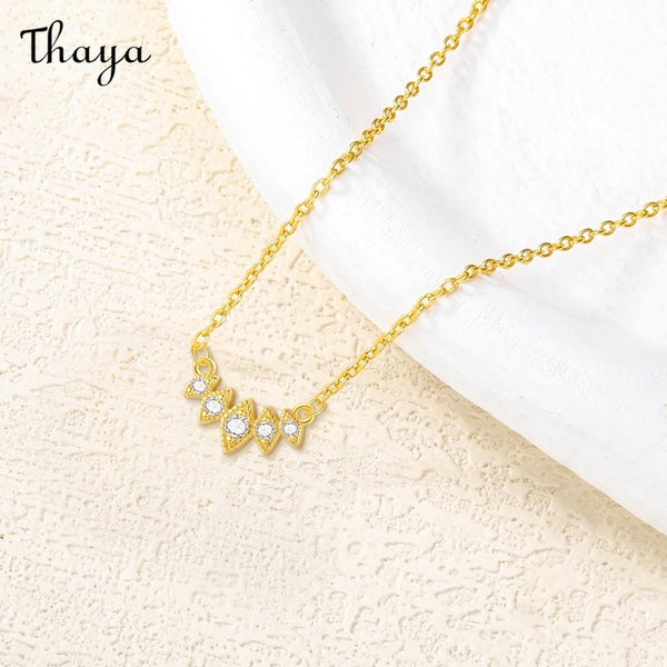 Thaya S925 Silver Horse Eye Necklace