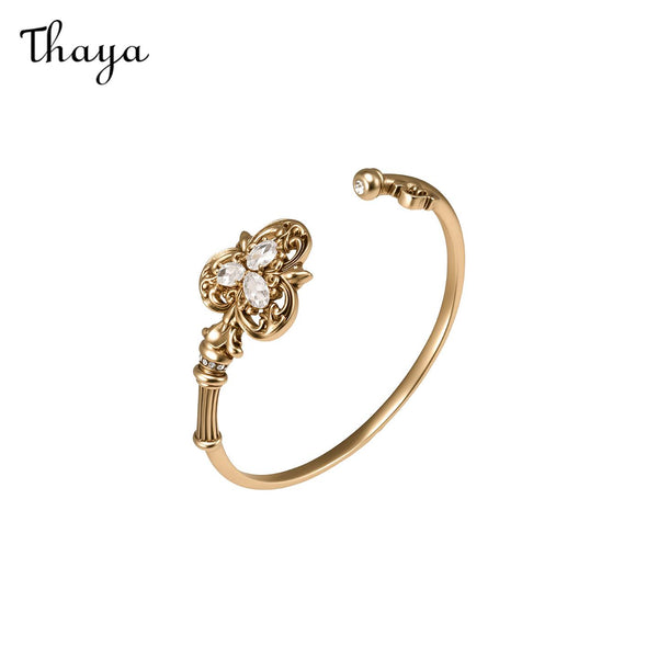Thaya Love Lock Core  Retro Distressed  Key Bracelet