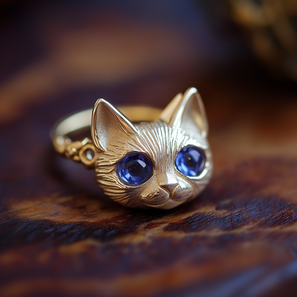 Thaya Crystal Eyes Rabbit Stylish Rings
