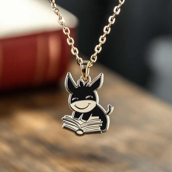 Thaya Read Black Donkey Necklace
