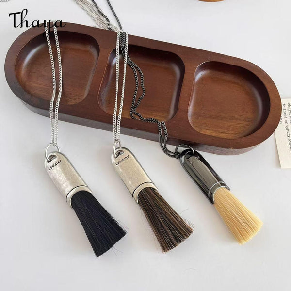 Thaya Lemaire Brush Pendant Necklace