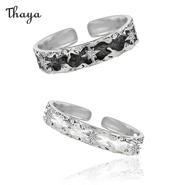 Thaya Star Drip Oil  Couple Opening Rings