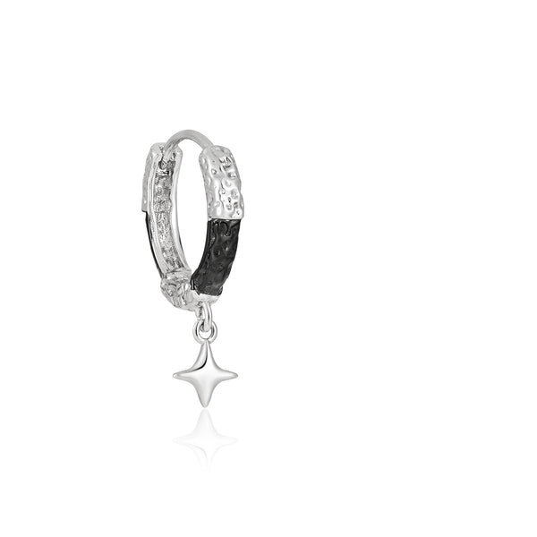 Thaya Star Dangle Hoop Earrings