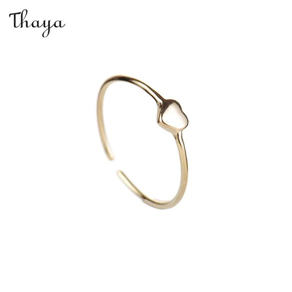Thaya 925 Silber Super Mini süßer Herzring