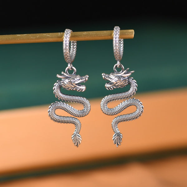 Thaya S925 Silver Dragon Earrings
