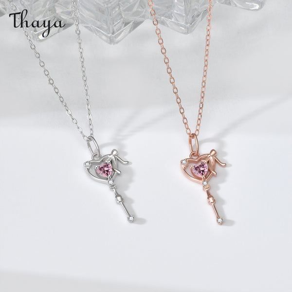 Thaya S925 Silver Heart Lock Necklace