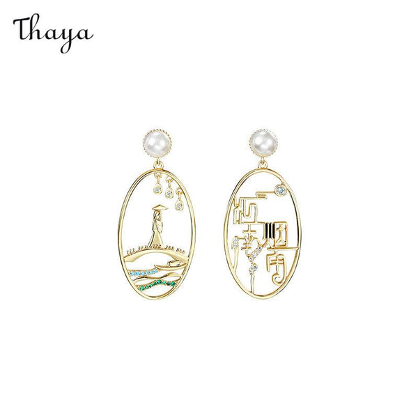 Thaya Ancient Misty Rain in the South Earrings