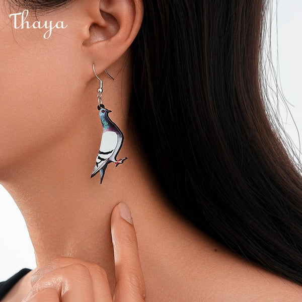 Thaya Pigeon Drop Earrings