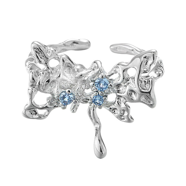 Thaya Abstract Open Ring