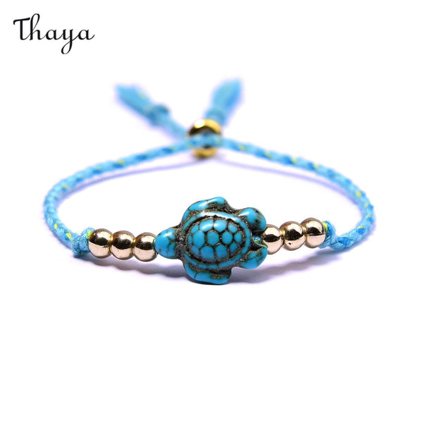 Thaya Turtle Charm Bracelet