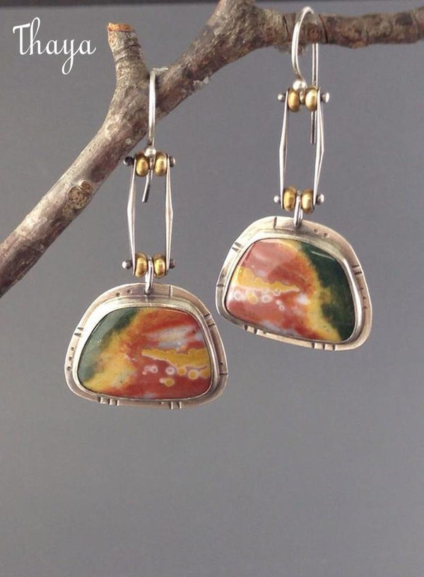 Thaya  Fashion Bag Symmetrical Earrings