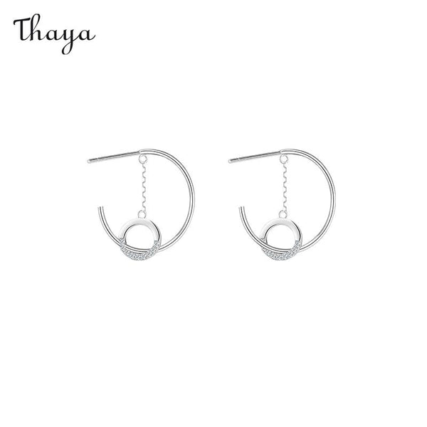 Thaya 925 Silver Type C Earrings