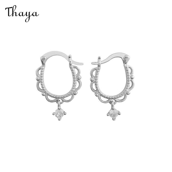 Thaya-Ohrringe aus Spitze und Diamant