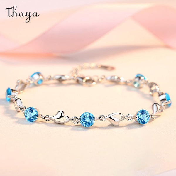 Thaya 925 Silver Love - Heart Bracelet