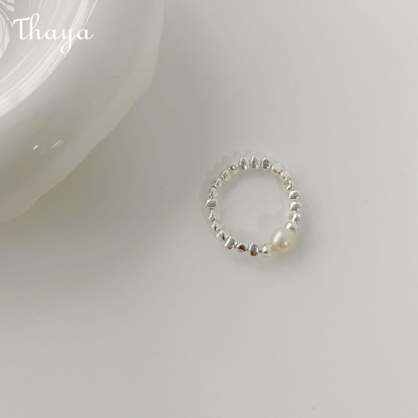 Thaya 925 Silver Freshwater Pearl Ring