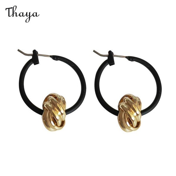 Thaya Geometric Stud Earrings