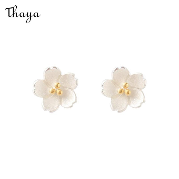 Boucles D'oreilles Tige Fille Marguerite Thaya