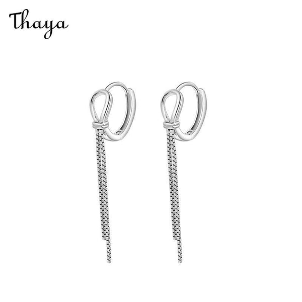 Thaya Knotted Tassel Earrings