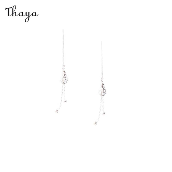 Thaya 925 Silver Wind Chimes Earrings