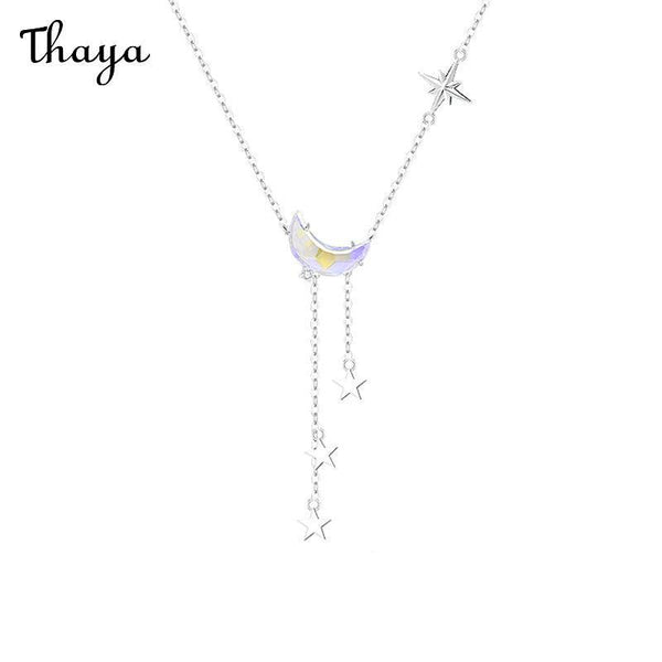 Collier Thaya Argent 925 Etoile Lune