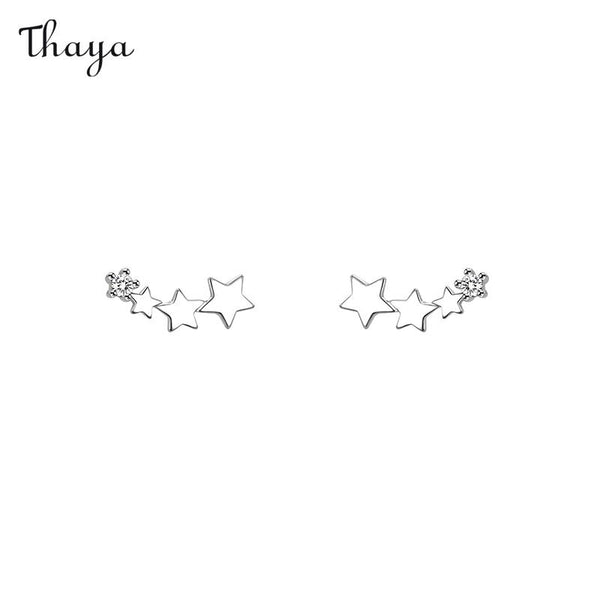 Thaya  925 Silver Star Earrings