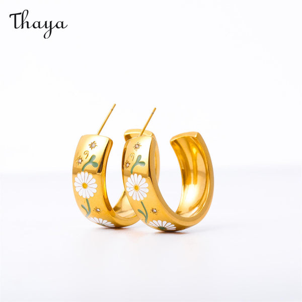 Thaya Colorful Floral  Earrings
