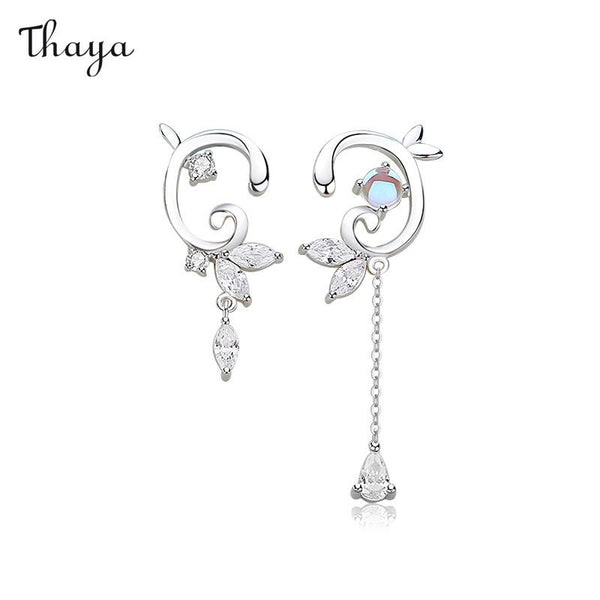 Thaya 925 Silver 24 Solar Terms Cold Dew Earrings