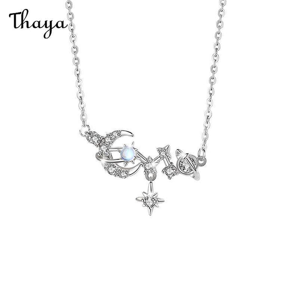 Thaya 925 Silver Romantic Universe Necklace