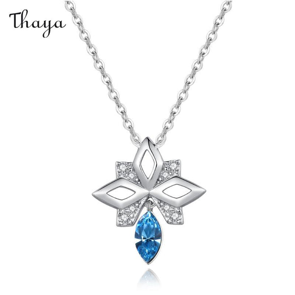 Thaya 925 Silver Austrian Crystal Love Gift Necklace