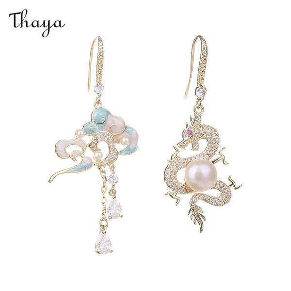 Boucles d'oreilles du zodiaque Thaya Dragon