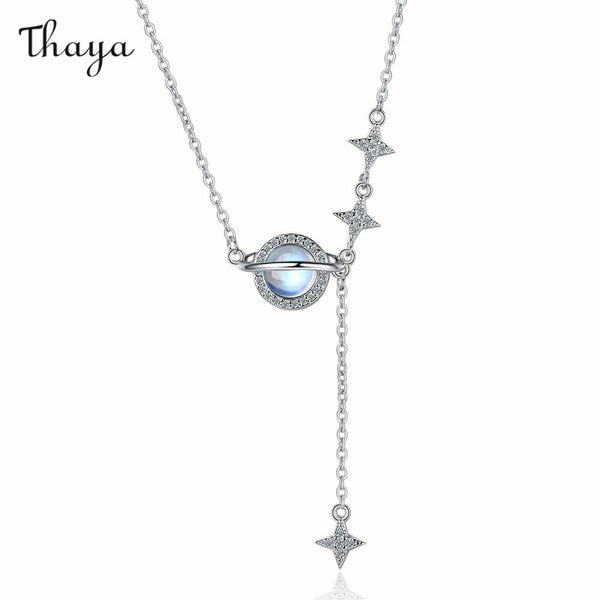 Thaya Starry Moonstone Necklace