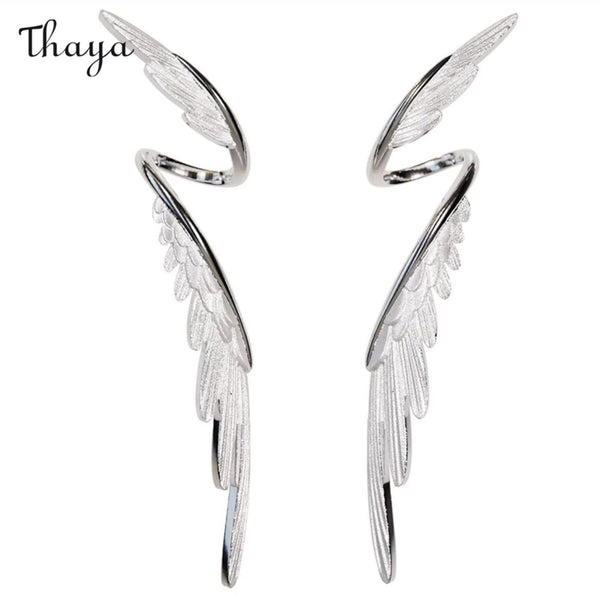 Thaya Shine Angel Wing Earrings