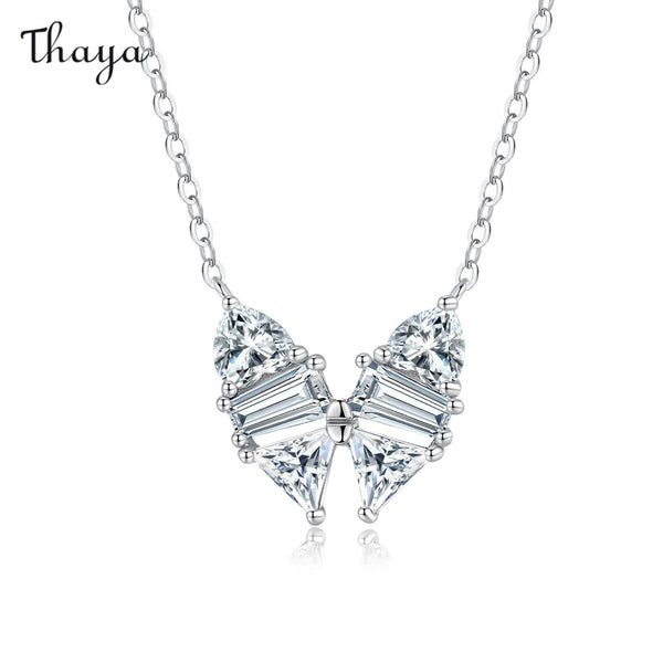 Thaya 925 Silver Niche Butterfly Necklace