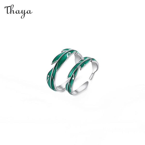 Thaya Falling Plantain Couple Rings