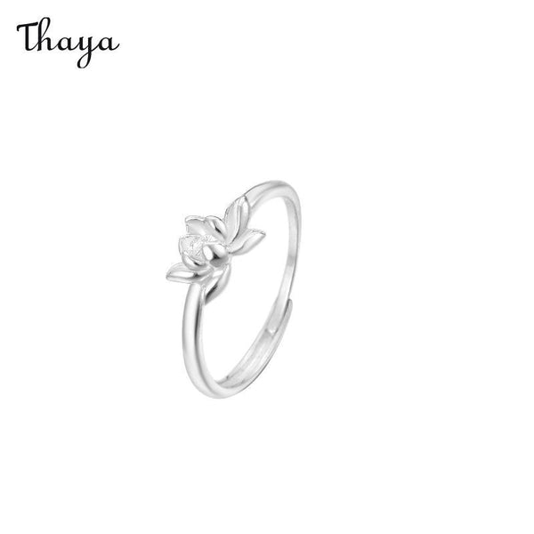 Thaya 999 Silver Lotus Ring