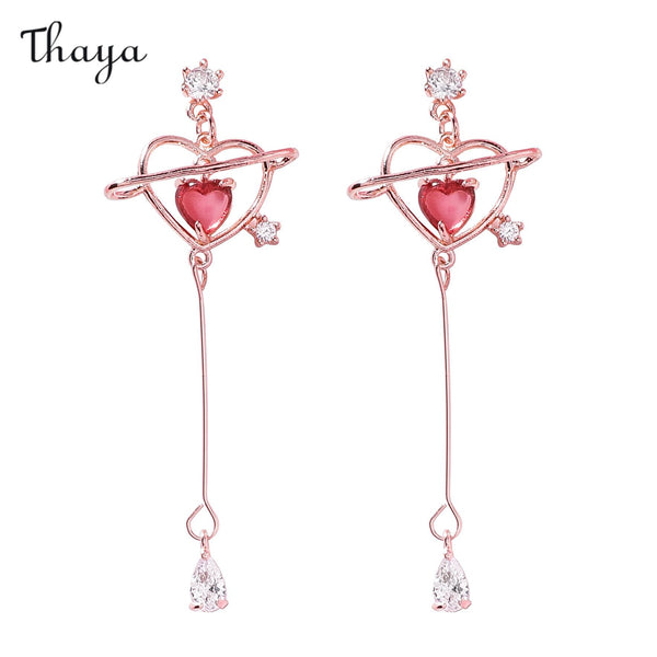 Boucles d'oreilles à pampilles longues Thaya