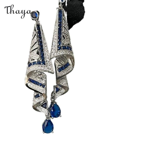 Thaya Retro Silk Charm Earrings