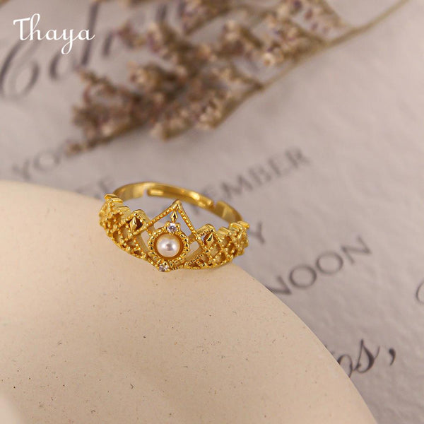 Thaya Lace Crown Ring