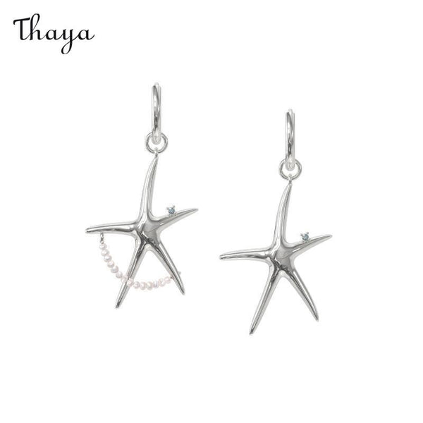 Thaya Stellar Pearl Mini Baroque Earrings