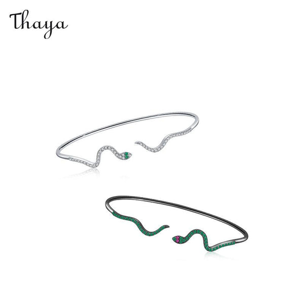 Thaya 925 Silver  Snake Bracelet