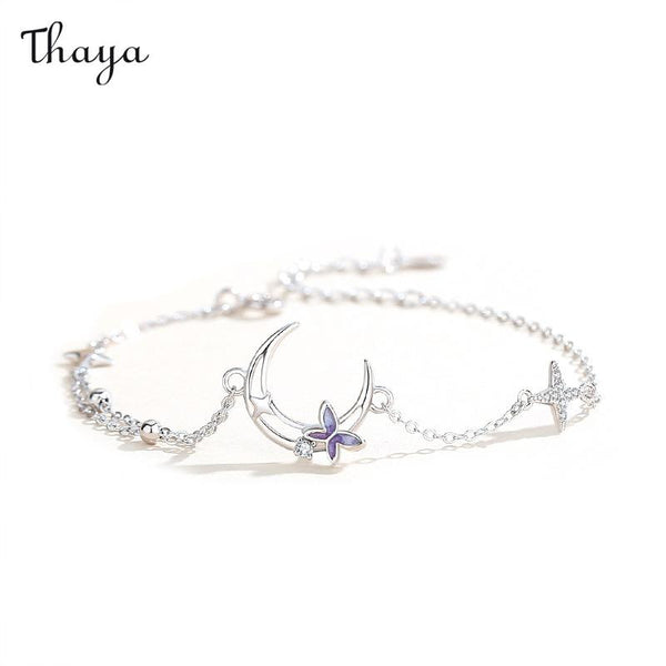 Thaya Moon &Star Butterfly  Bracelet & Necklace