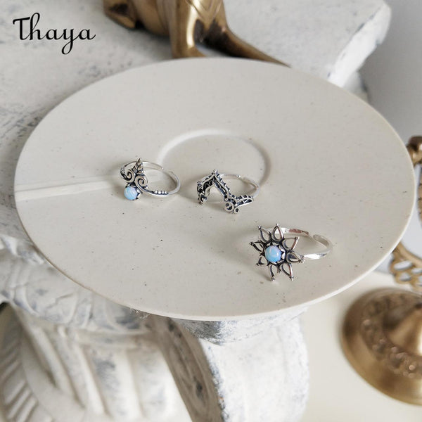 Thaya 925 Silber Vintage königlicher Ring