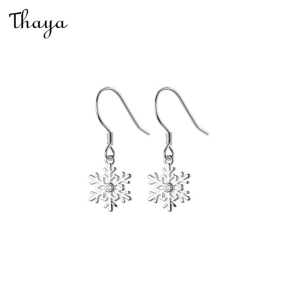 Thaya Snowflake Ear Hooks