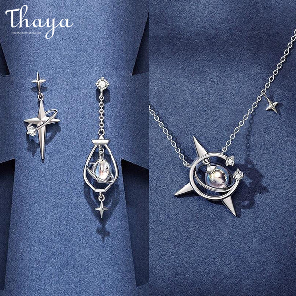 Thaya Magical Series Necklace+Thaya  Light’s Magician Earrings Set