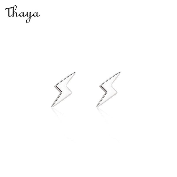 Thaya 925 Silver Lightning Stud Earrings