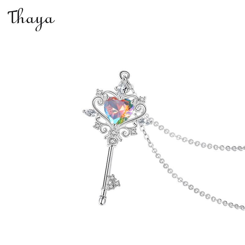 Thaya 925 Silber Wächterschlüssel Original Halskette